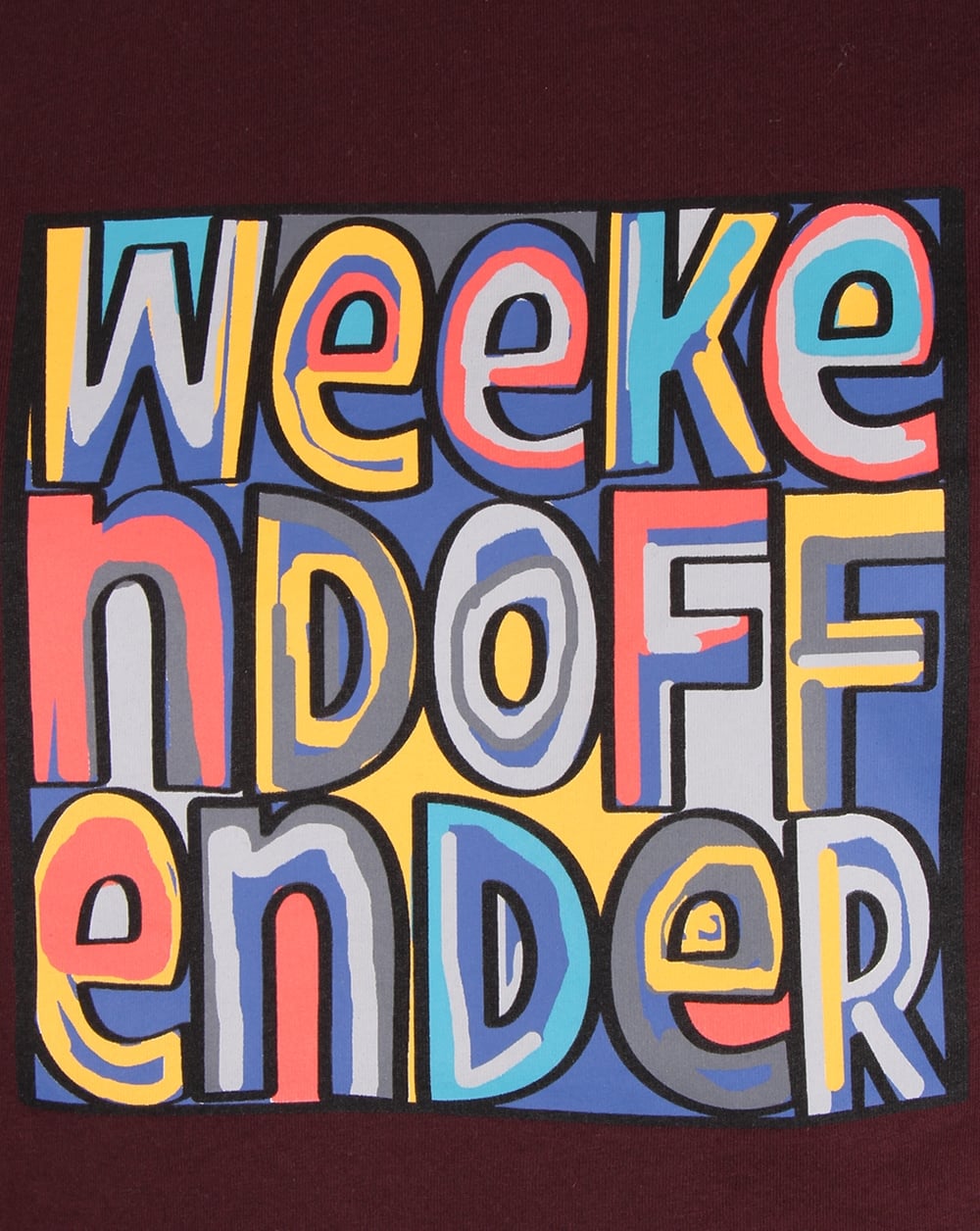 Weekend Offender Mad Cyril T Shirt Syrah