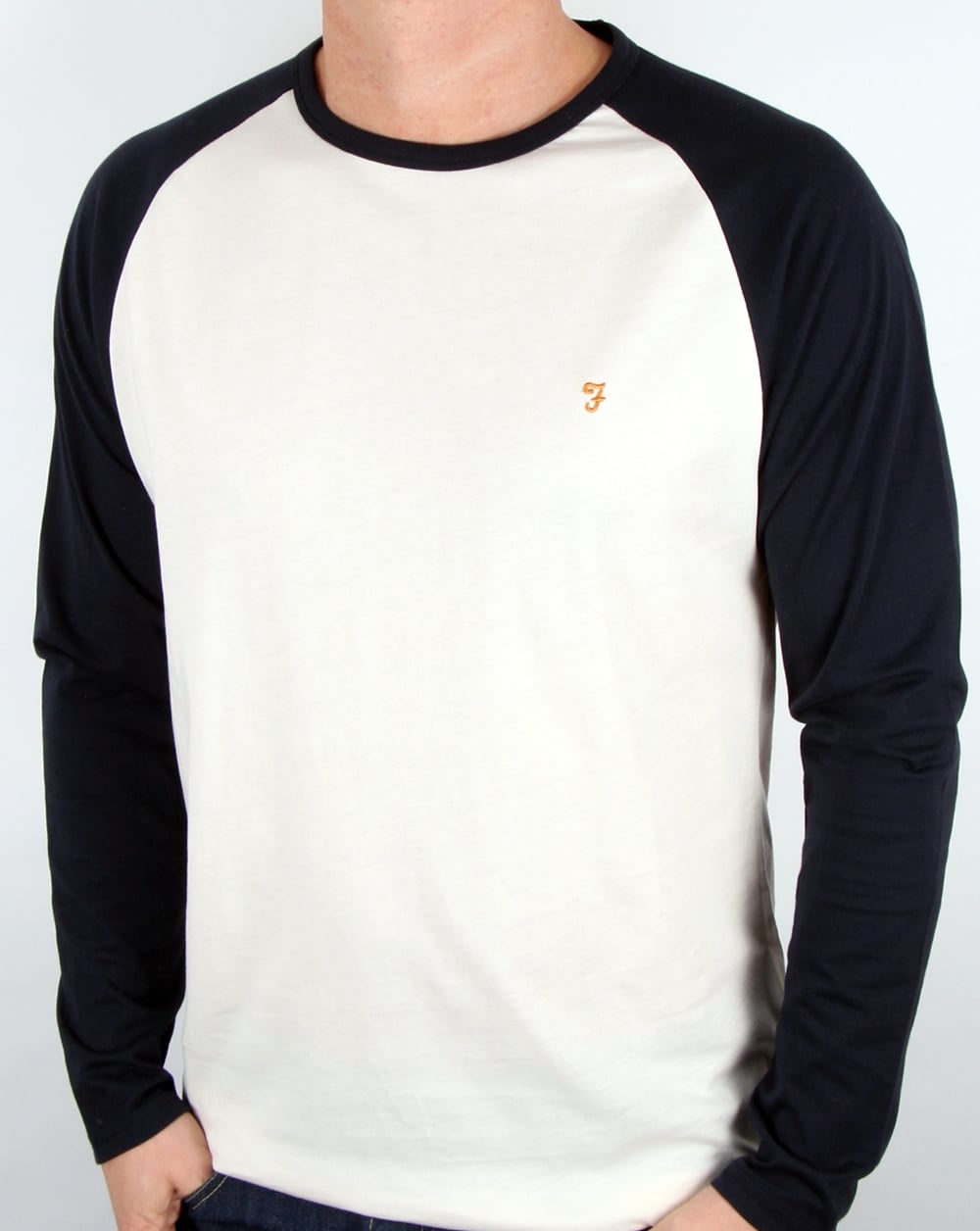 Farah Zemlak Raglan T Shirt True Navy