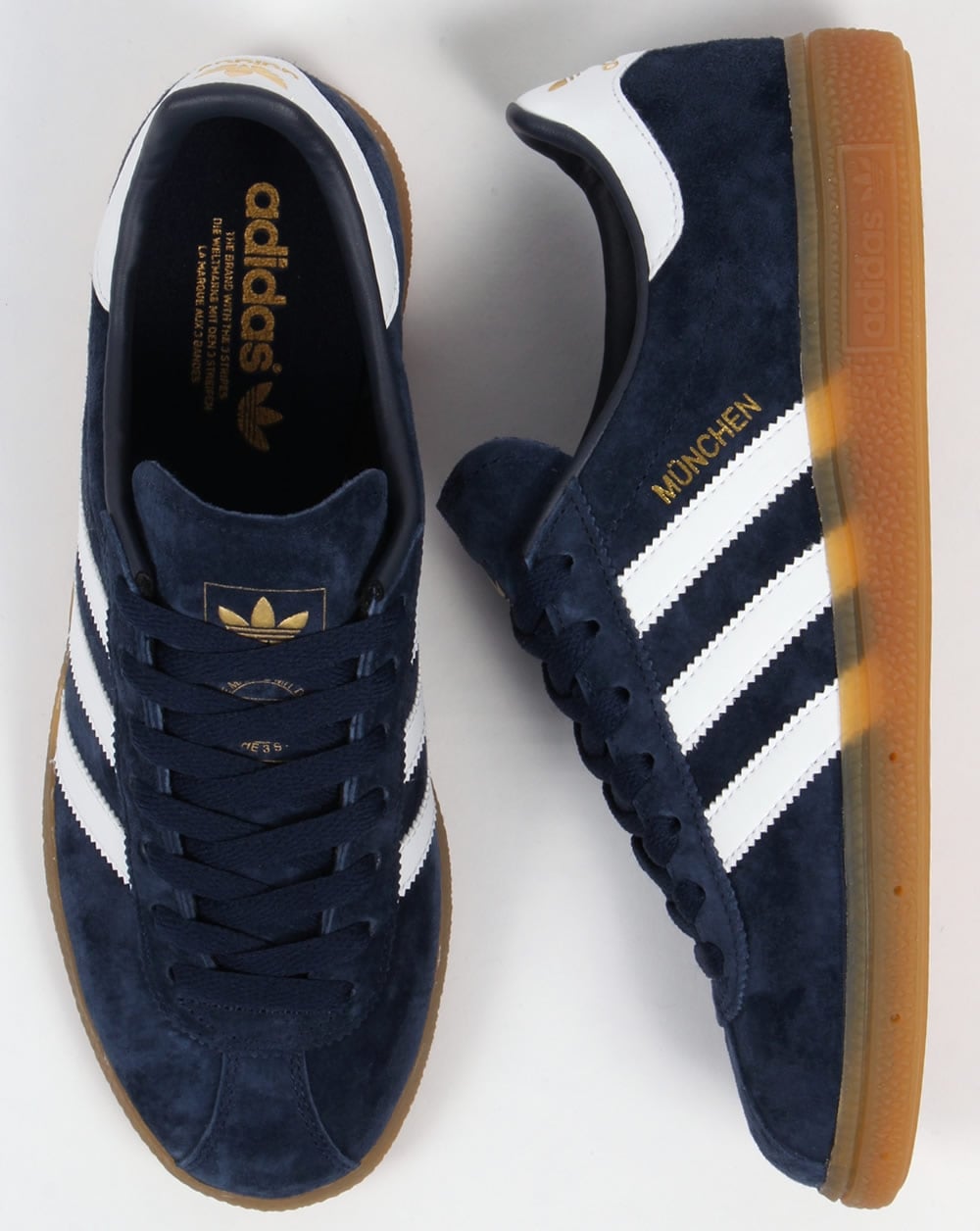 Adidas Munchen Trainers Navy/White