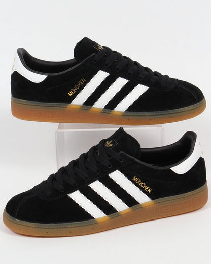 Adidas Munchen Trainers Black/White