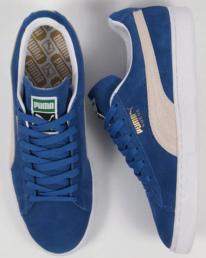 Puma Suede Classic Trainers Olympia Blue/White
