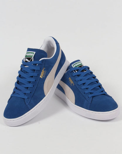 Puma Suede Classic Trainers Olympia Blue/White