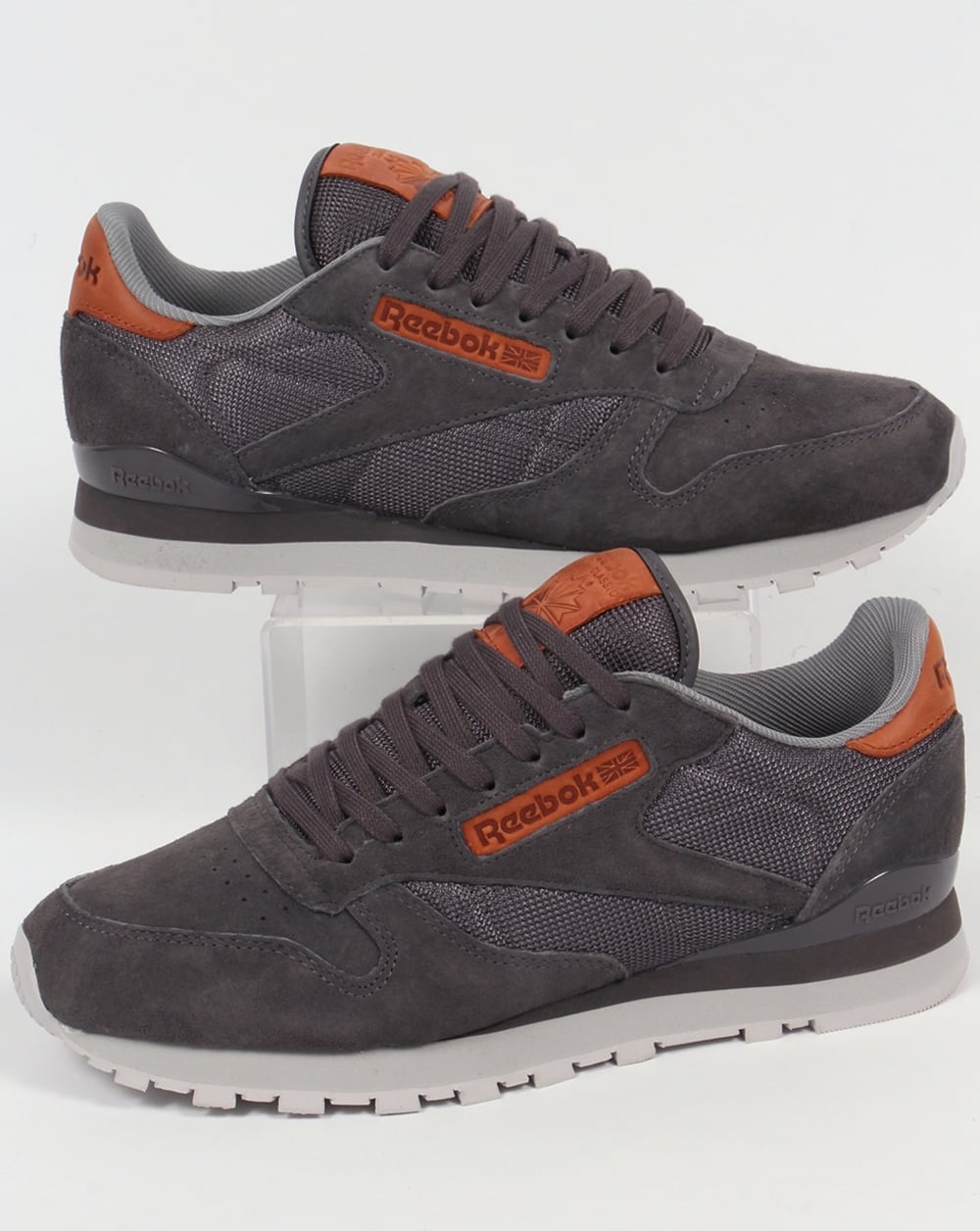 Reebok Classic Leather OL Trainers Ash Grey/Steel