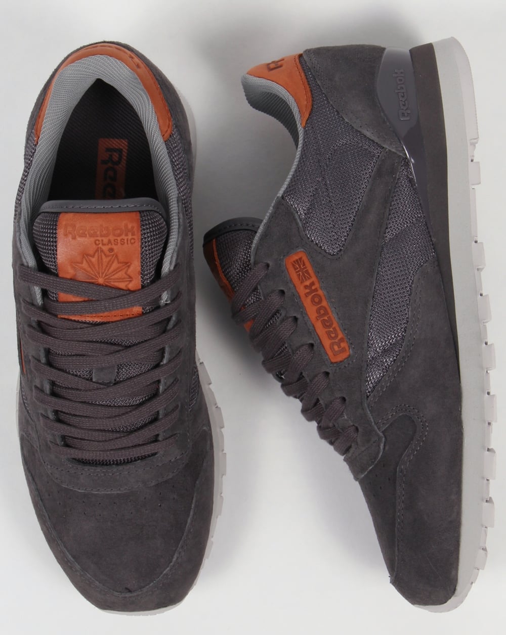 Reebok Classic Leather OL Trainers Ash Grey/Steel