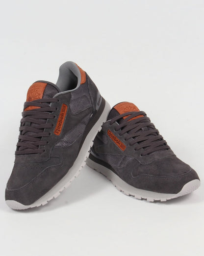 Reebok Classic Leather OL Trainers Ash Grey/Steel