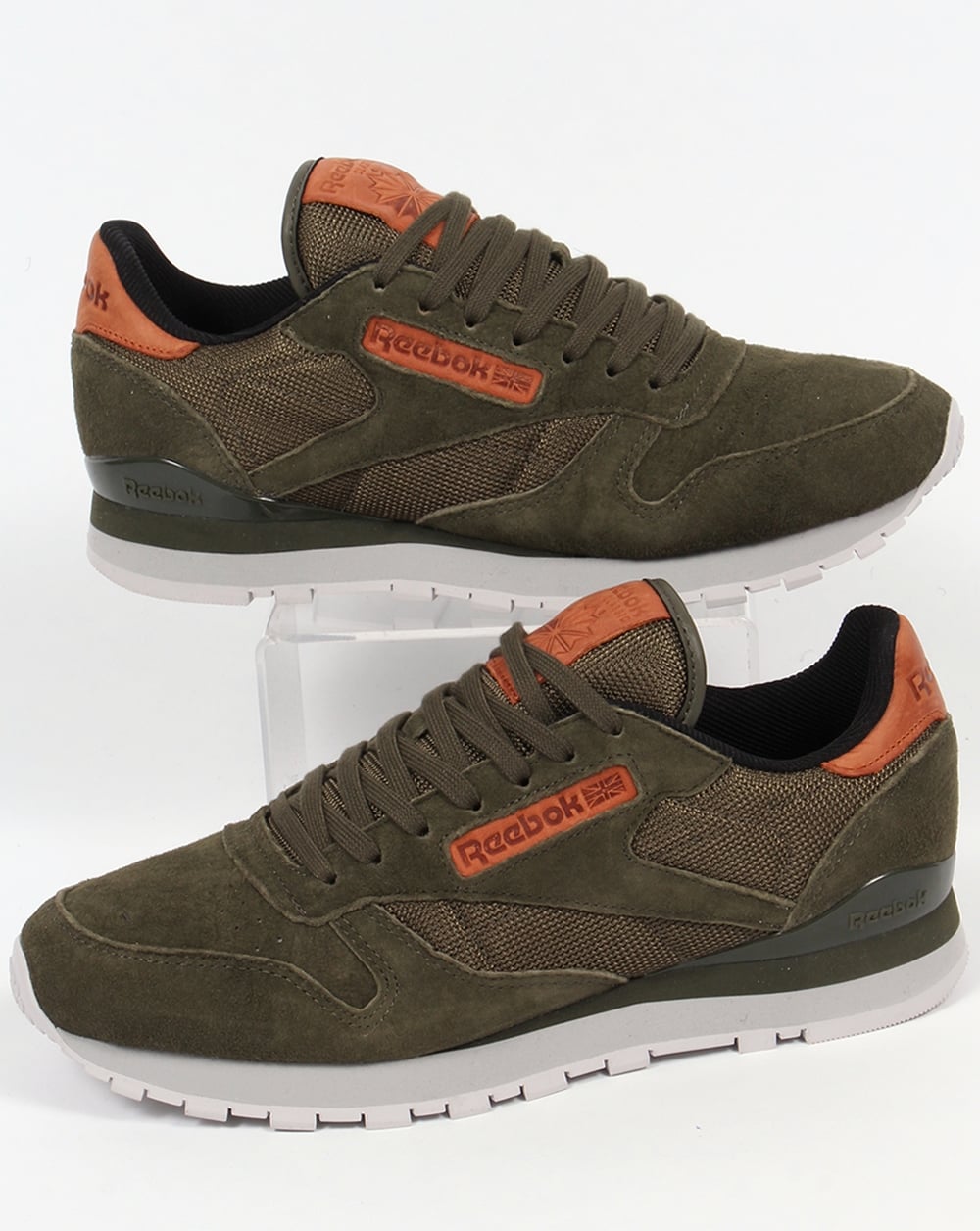 Reebok Classic Leather OL Trainers Poplar Green