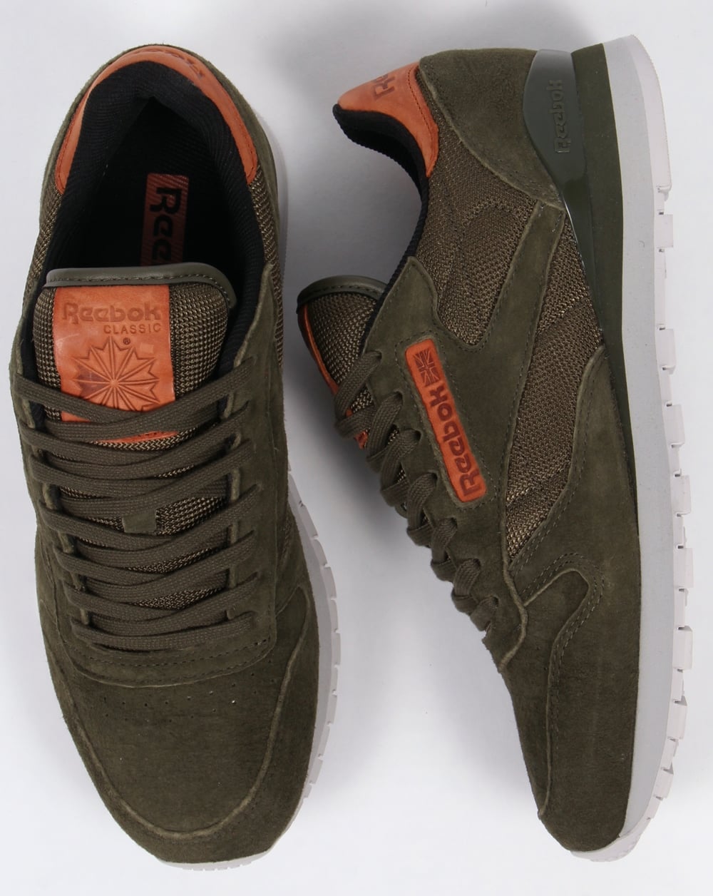 Reebok Classic Leather OL Trainers Poplar Green