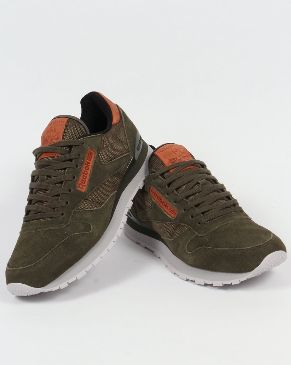 Reebok Classic Leather OL Trainers Poplar Green