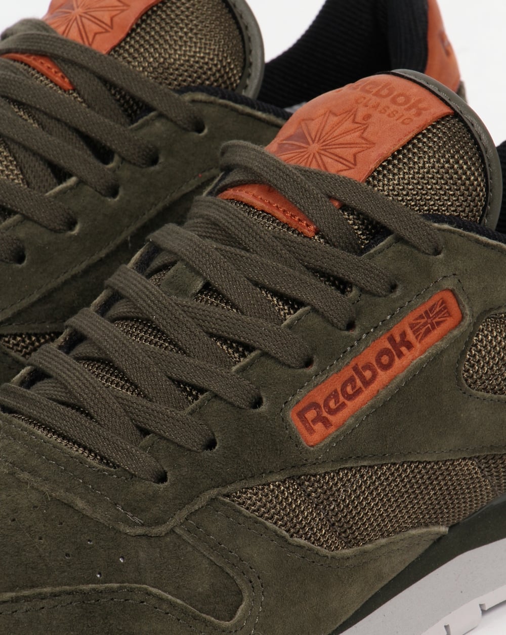 Reebok Classic Leather OL Trainers Poplar Green