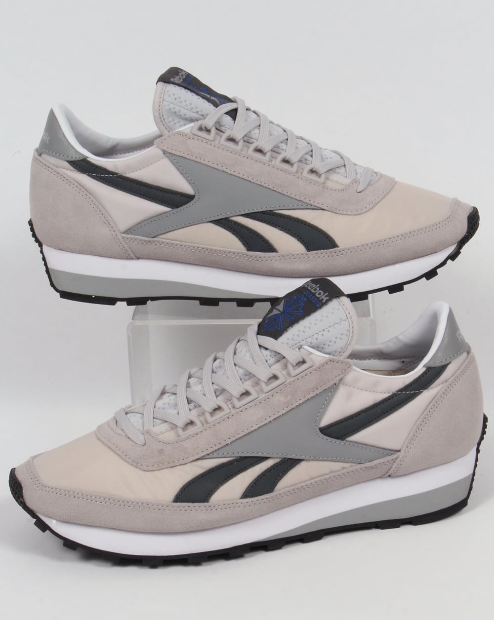 Reebok Aztec Retro Trainers Steel/Gravel