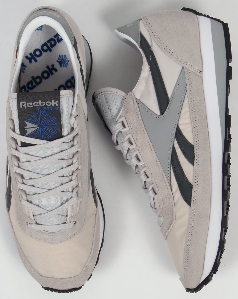 Reebok Aztec Retro Trainers Steel/Gravel