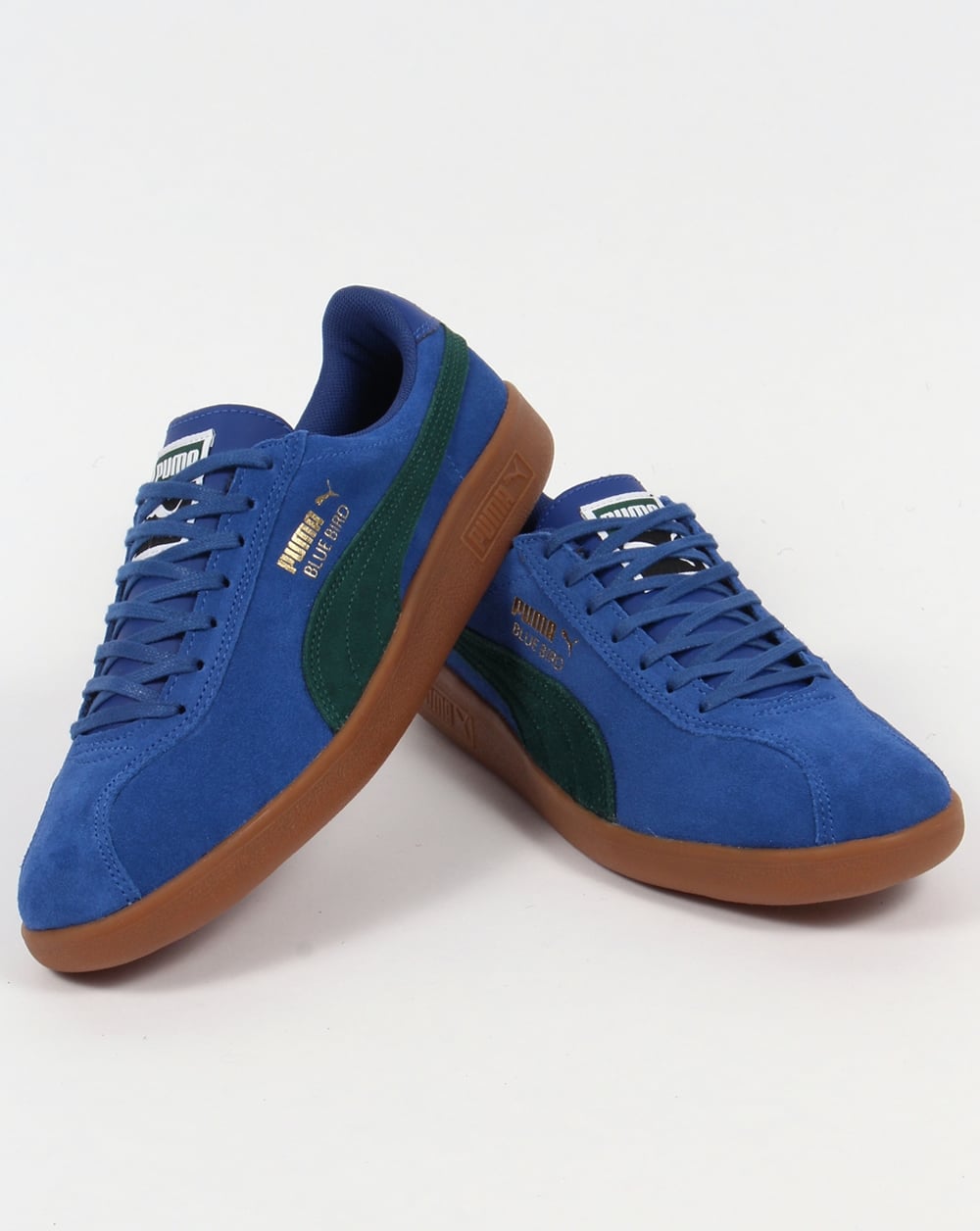 Puma Bluebird Trainers Royal Blue/Pine Green