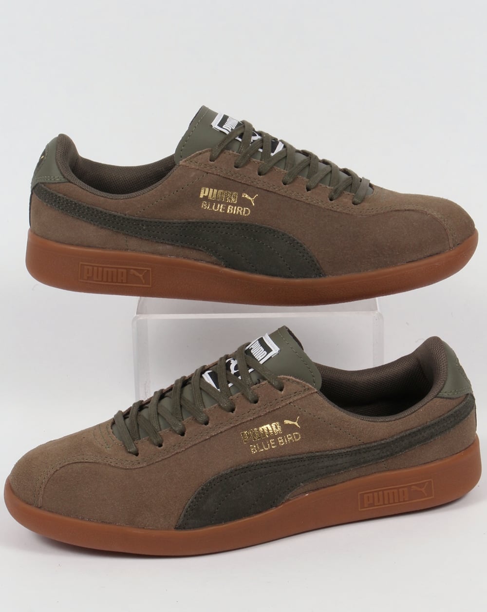 Puma Bluebird Trainers Olive/Forest