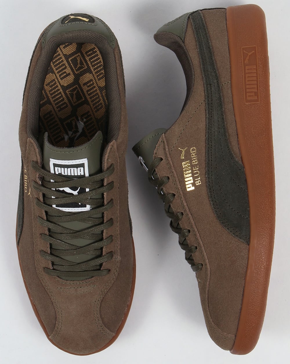 Puma Bluebird Trainers Olive/Forest