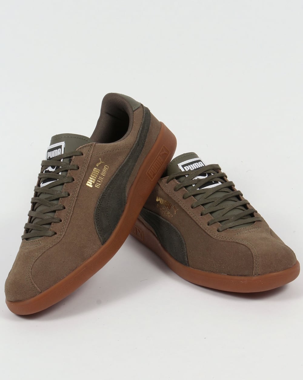 Puma Bluebird Trainers Olive/Forest