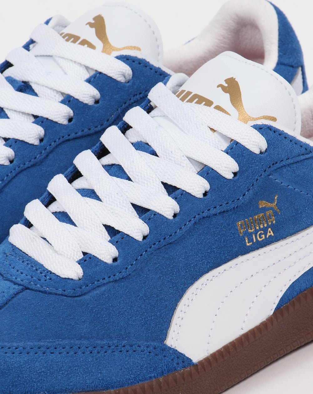 Puma Liga Suede Trainers Blue/White