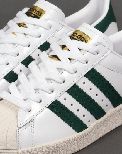 Adidas Superstar 80s Trainers White/Green