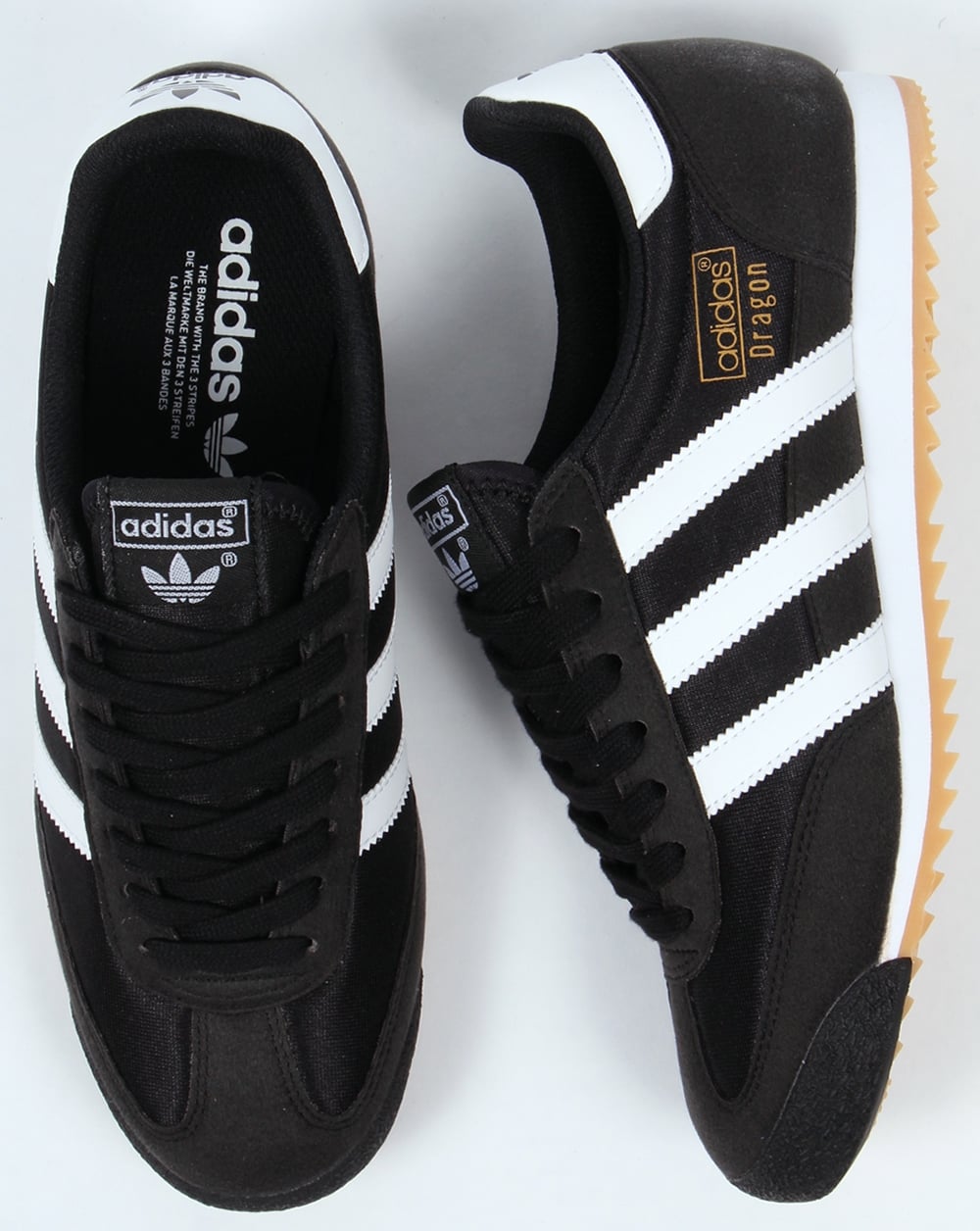Adidas Dragon Trainers Black/White,originals,shoes,OG,mens – 80's Casual  Classics