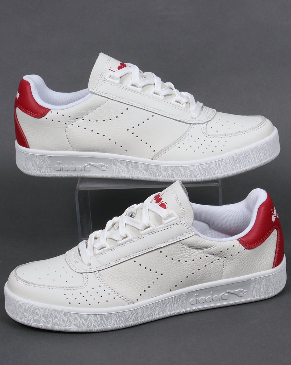 Diadora B. Elite Premium L Trainers White/Red