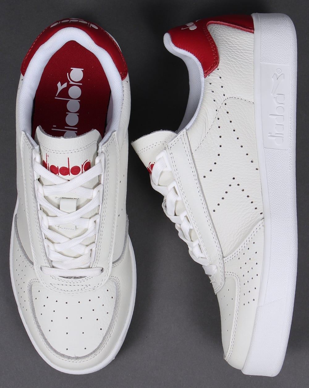 Diadora B. Elite Premium L Trainers White/Red