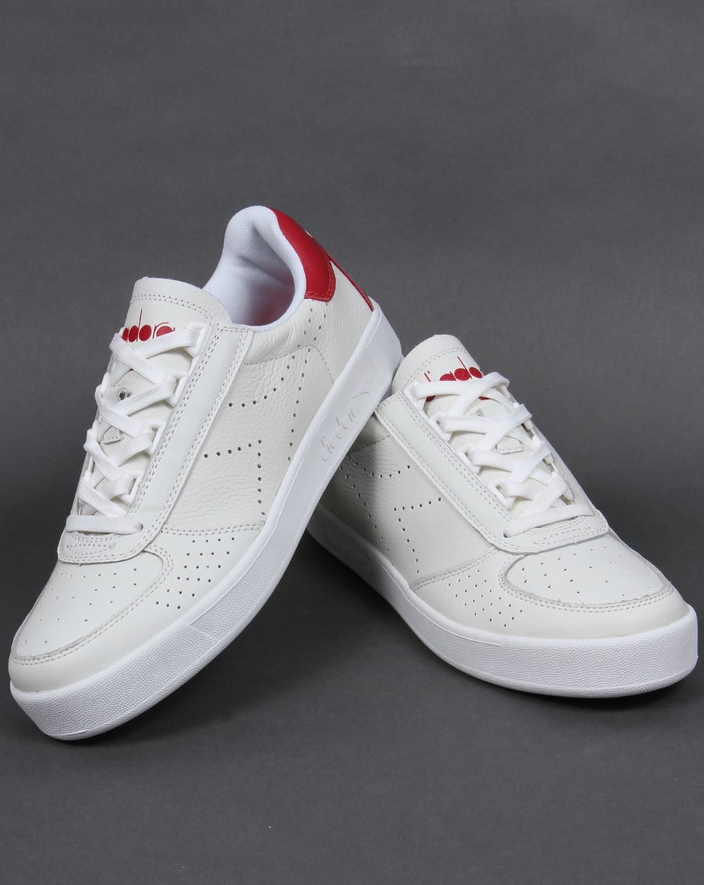 Diadora B. Elite Premium L Trainers White/Red