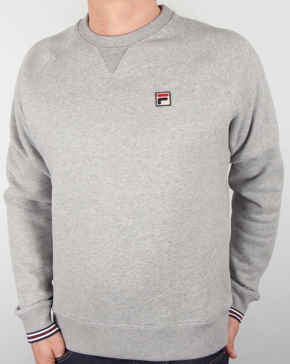 Fila Vintage Pozzi Sweatshirt Heather Grey