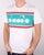 Diadora Logo T-shirt White/green Ceramics