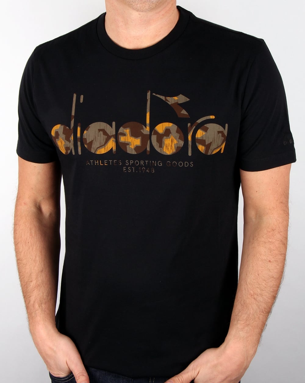 Diadora Logo T-shirt Black