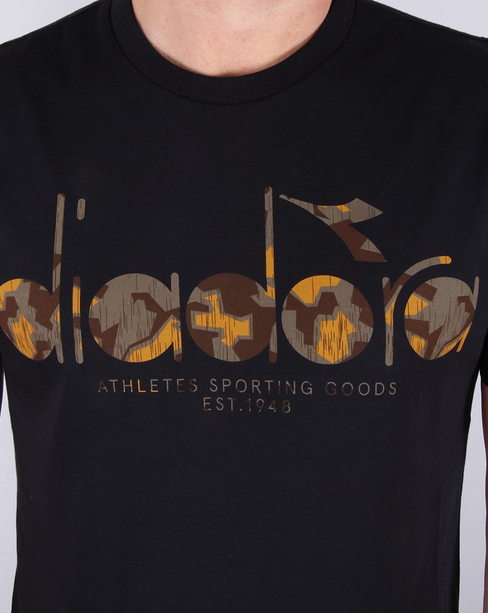 Diadora Logo T-shirt Black