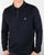 Lyle And Scott Knitted Long Sleeve Polo Shirt Navy
