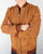 Bellfield Plato Suede Bomber Jacket Tan