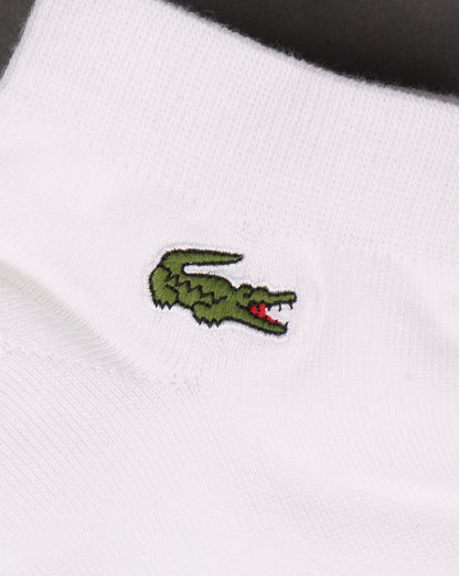 Lacoste Low Cut Socks 3 Pack White