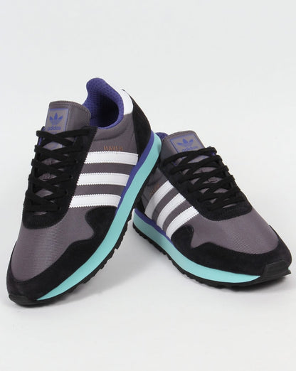 Adidas Haven Trainers Trace Grey/White/Aqua