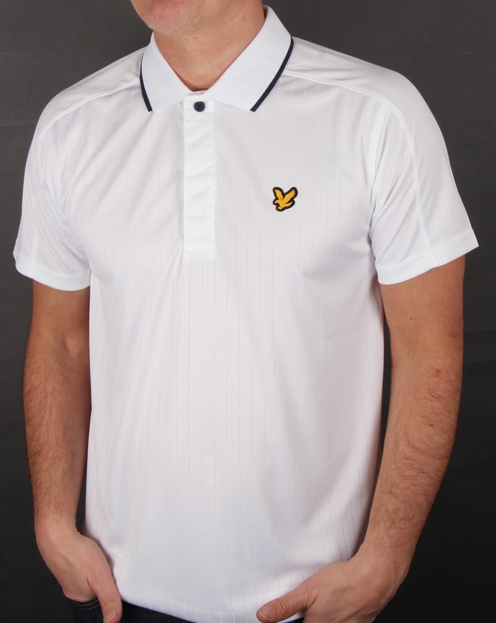 Lyle And Scott Active Banks Polo Shirt White