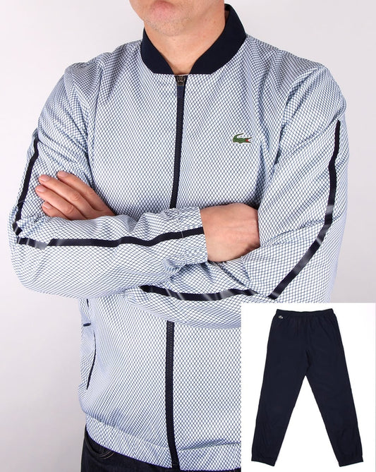 Lacoste Lacoste Full Tracksuit White/navy/red