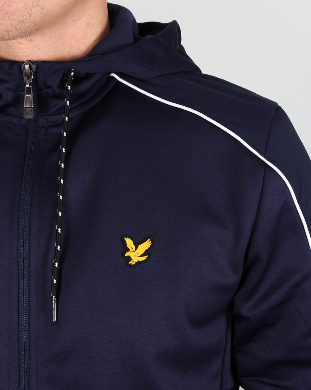 Lyle And Scott Active Hurst Hooded Track Jacket Navy