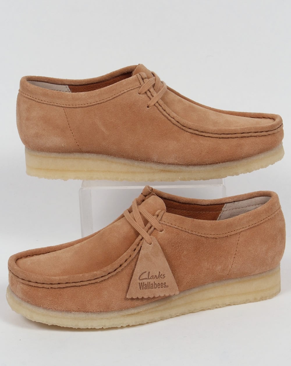Clarks Originals Wallabee Suede Shoes Fudge