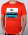 Lacoste Sport Print T Shirt Etna Red/white