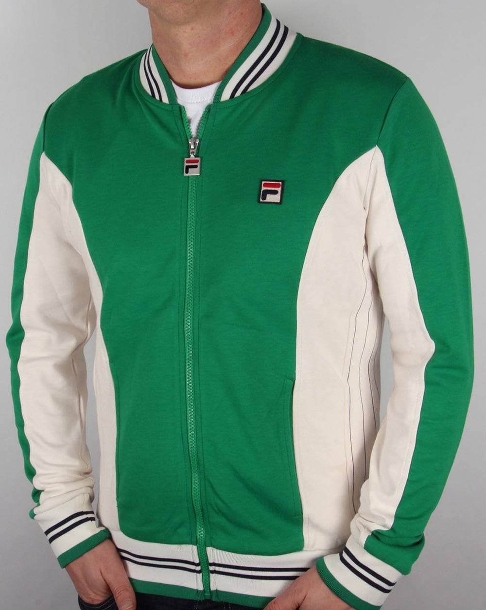 Fila Vintage Mk1 Settanta Track Top Kelly Green