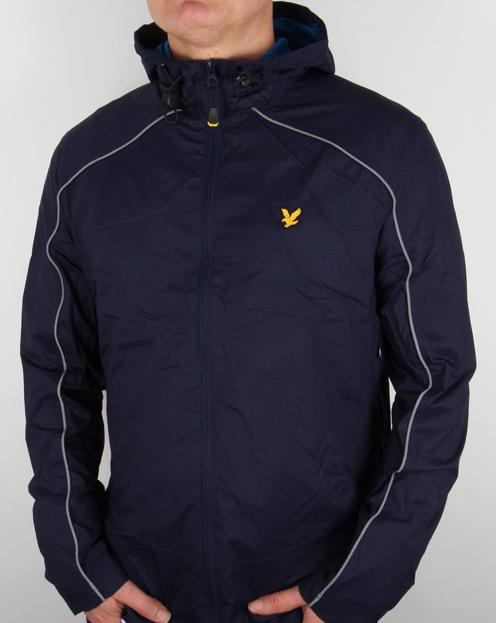 Lyle And Scott Active Stewart Hooded Jacket Navy