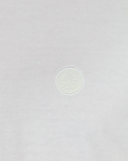 Pretty Green Duxbury Long Sleeve T Shirt White