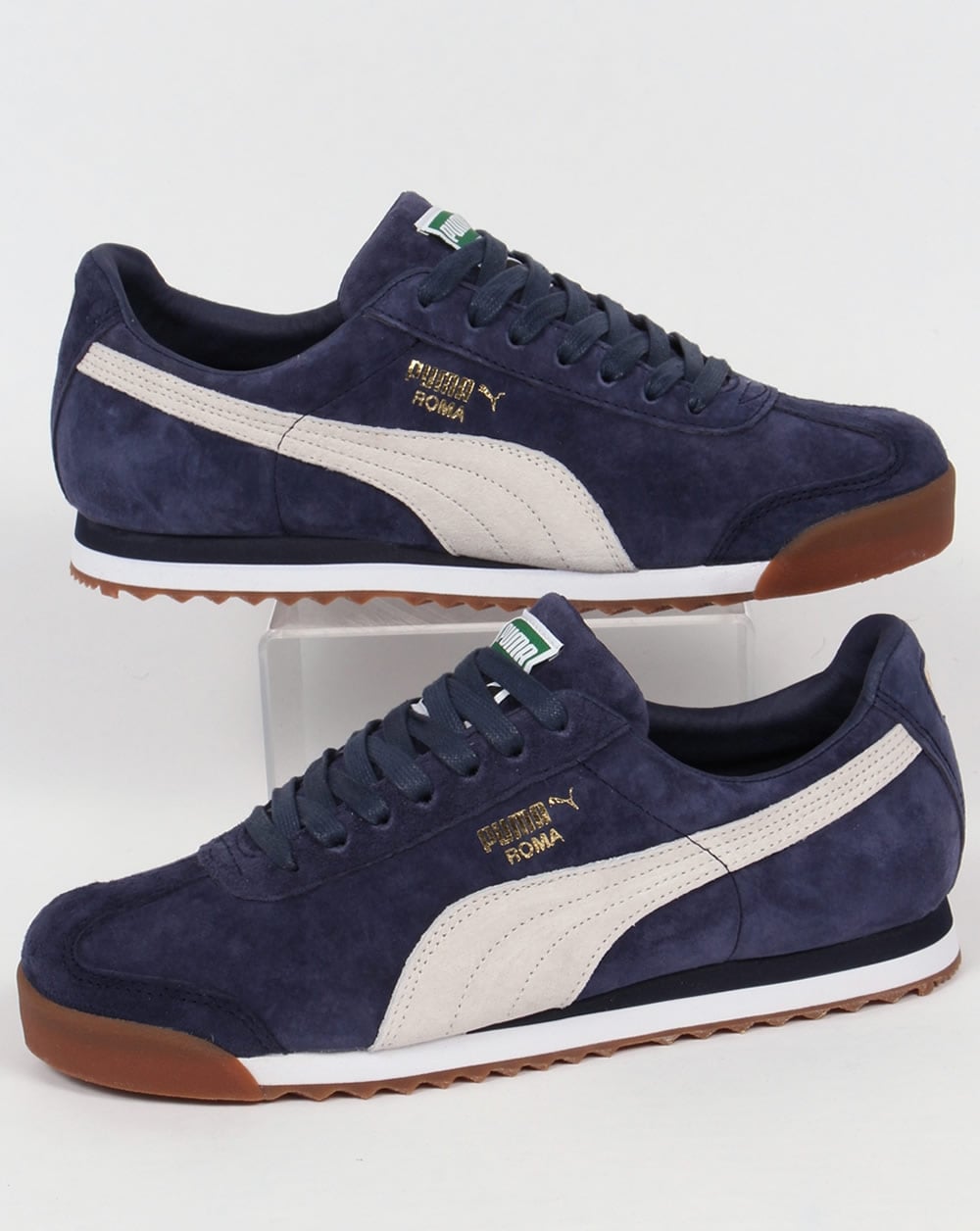 Puma Roma Trainers Navy/White