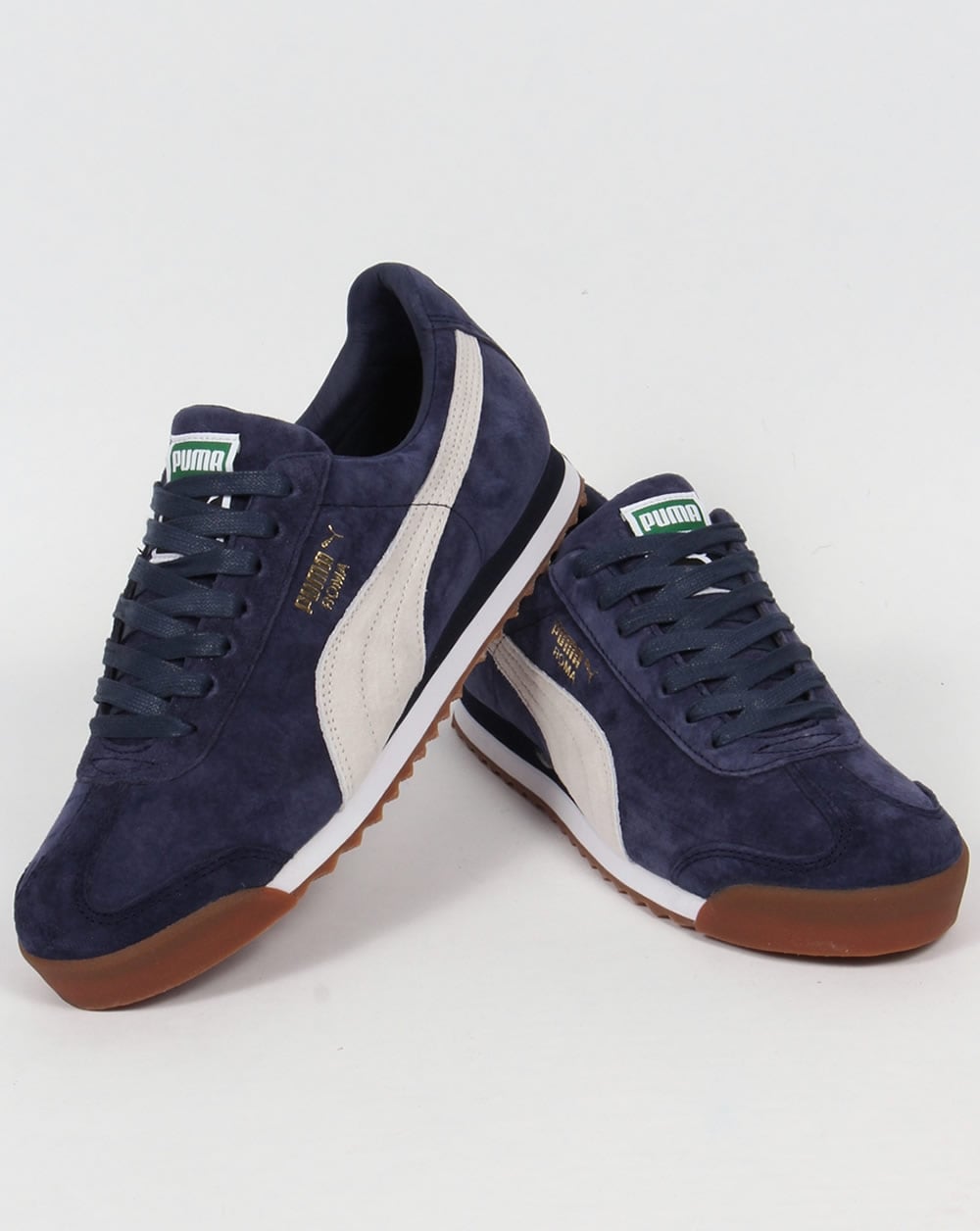 Puma Roma Trainers Navy/White