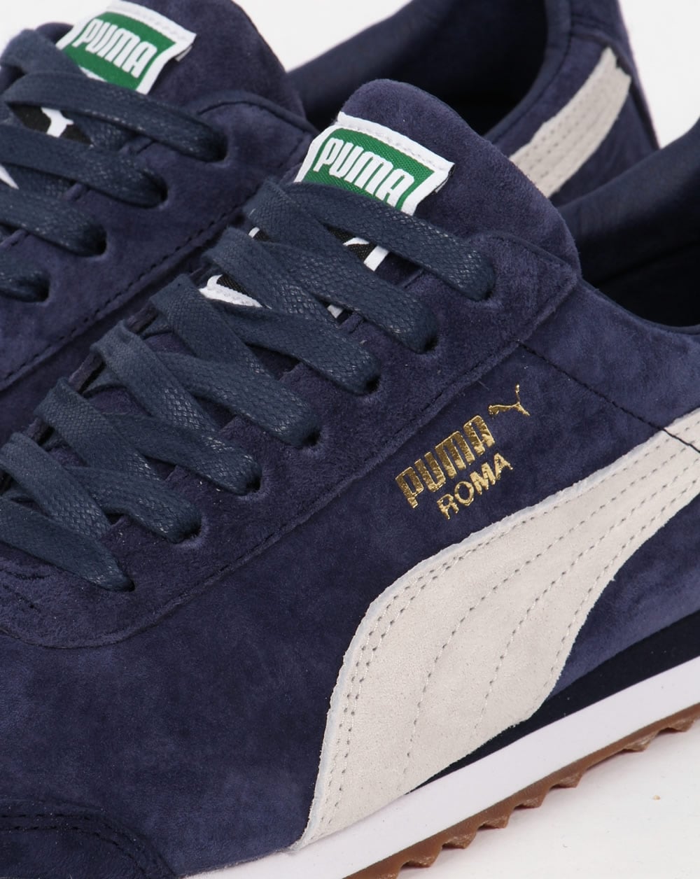 Puma Roma Trainers Navy/White