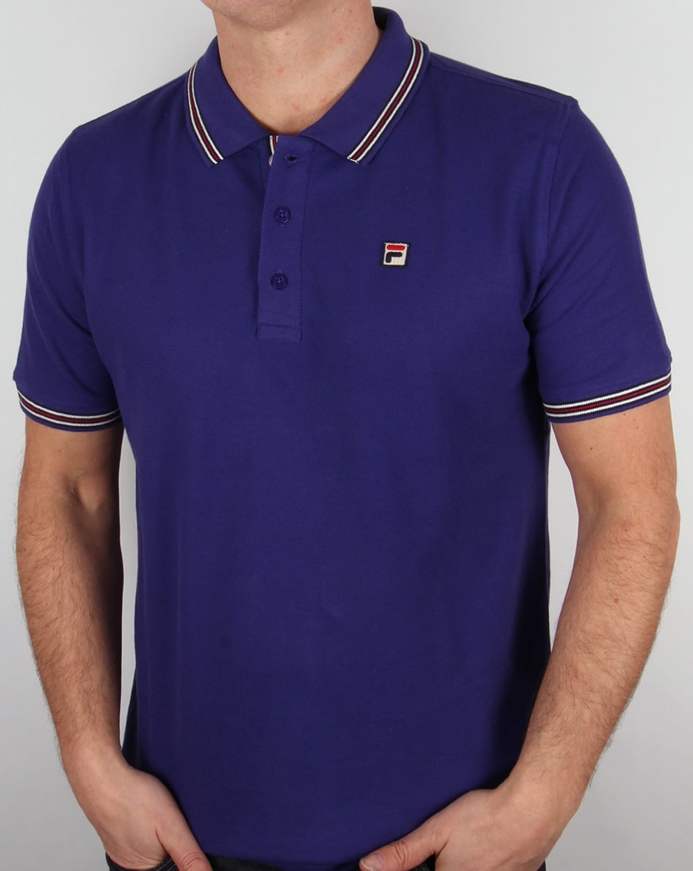 Fila Vintage Matcho 4 Polo Shirt Purple