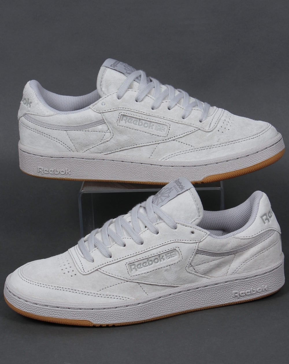 Reebok Club C 85 Trainers Steel/Carbon/Gum