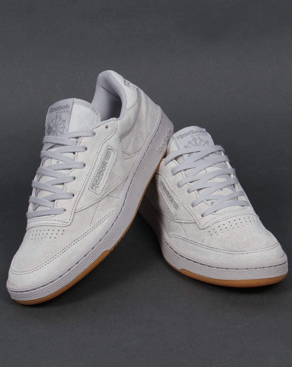 Reebok Club C 85 Trainers Steel/Carbon/Gum
