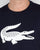 Lacoste Croc Print T Shirt Navy/White
