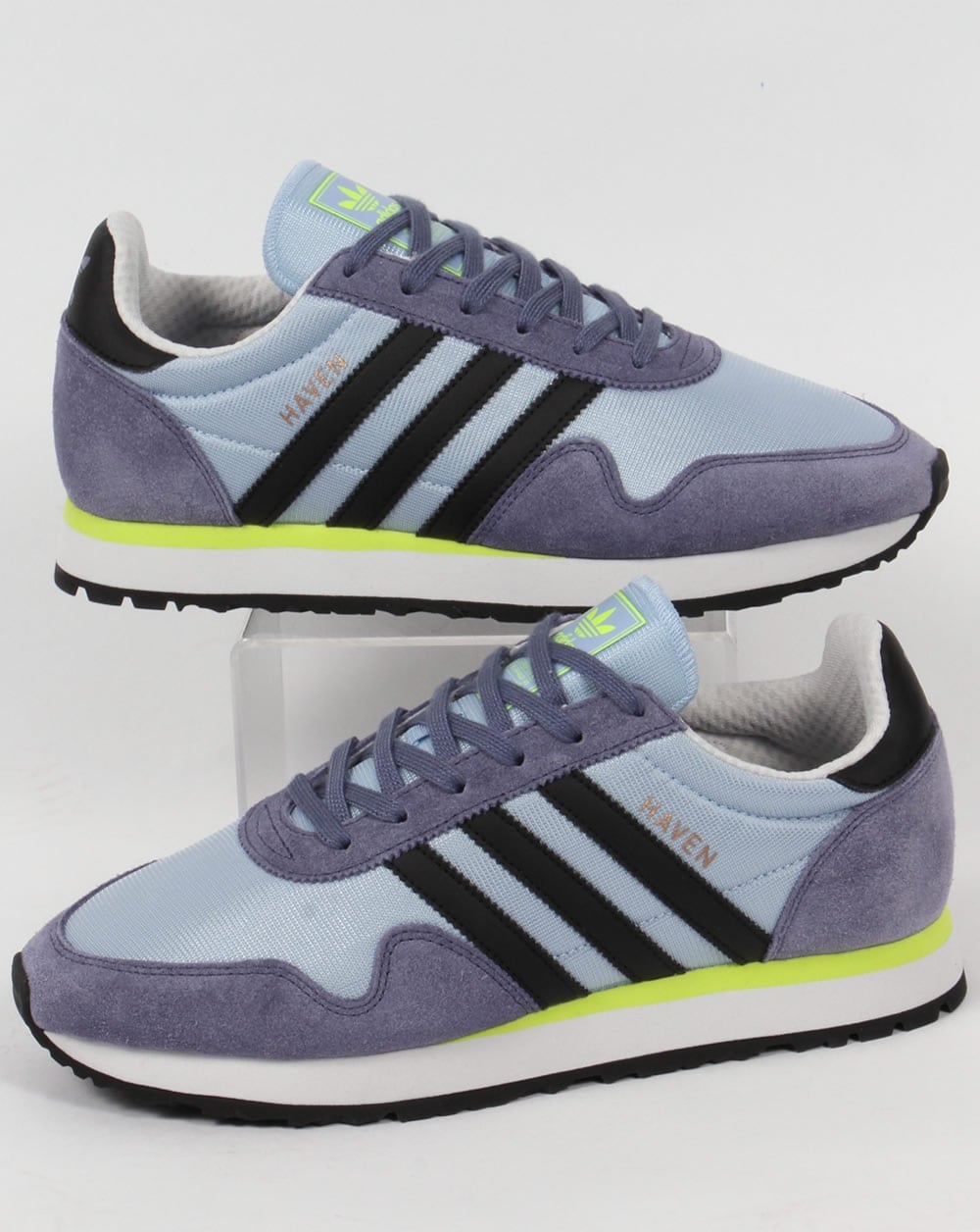 Adidas Haven Trainers Soft Blue/Black