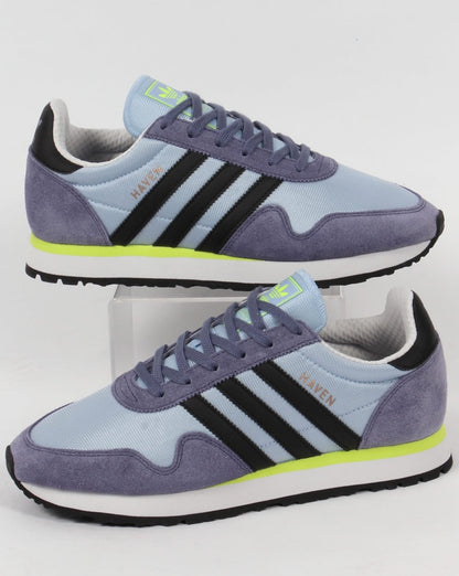 Adidas Haven Trainers Soft Blue/Black